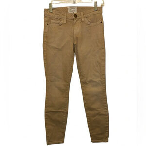 CURRENT ELLIOTT The Stiletto Haystack Skinny 24 Brown Skinny Pants